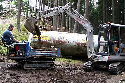 bei der Arbeit