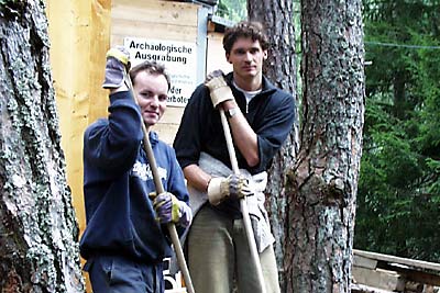 bei der Arbeit